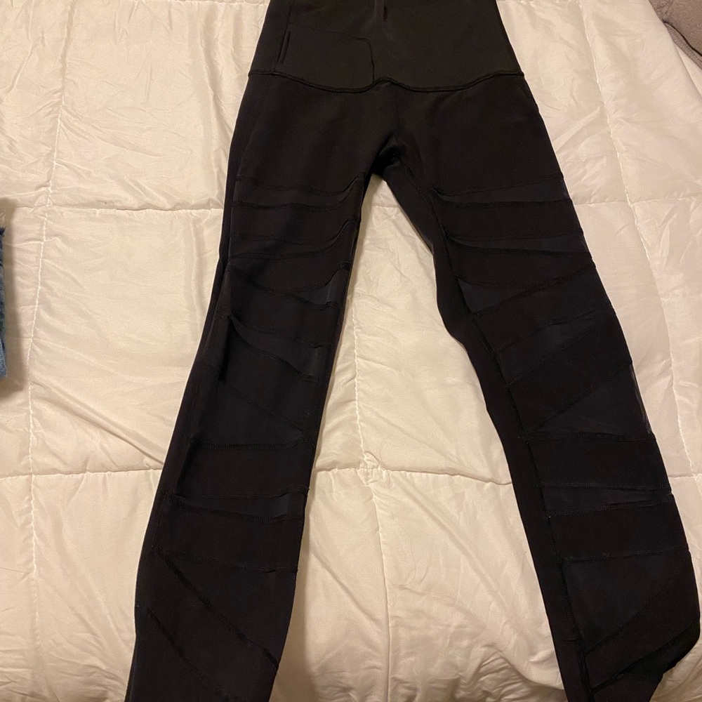 Black illusion Lulu leggings
